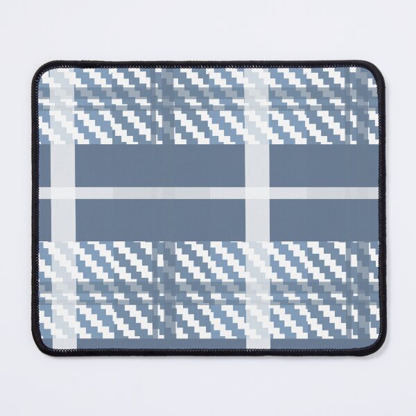 Item preview, Modern Blue Plaid Seamless Pattern – Minimal Checkered Fabric Design designed and sold by Tarathai.
