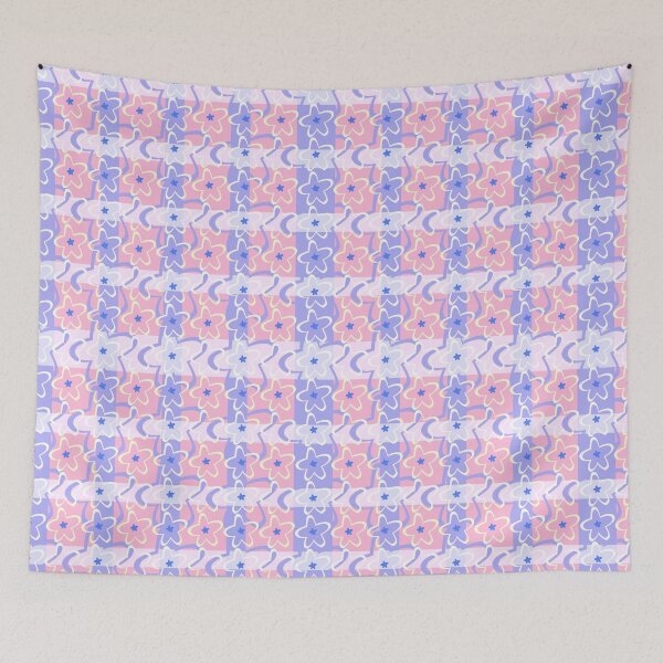 Item preview, Sweet Pink and Lavender Pattern – Cute Girly Aesthetic, “Girl Stuff” Graphic Design, Y2K Soft Girl Style designed and sold by VirtuallyCreativ .