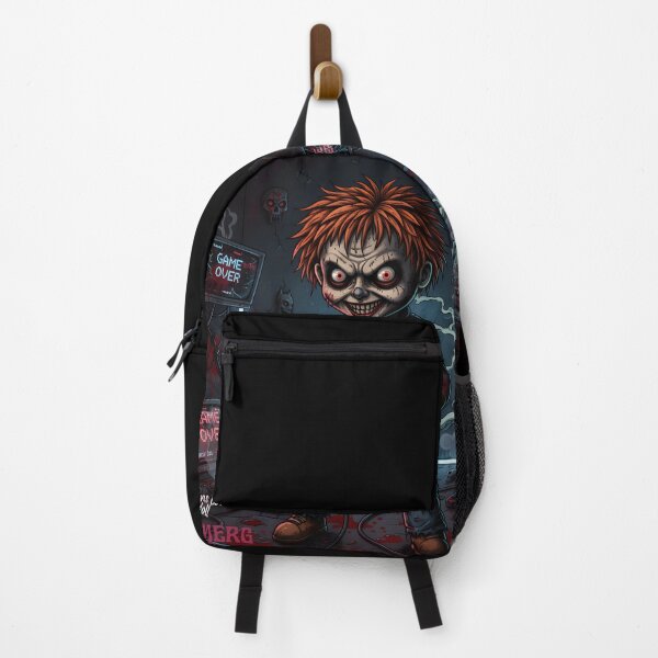 Item preview, Game Over Slasher Evil Doll - Retro Glitch Horror - Haunted Console Art designed and sold by JBGAMERGORE.