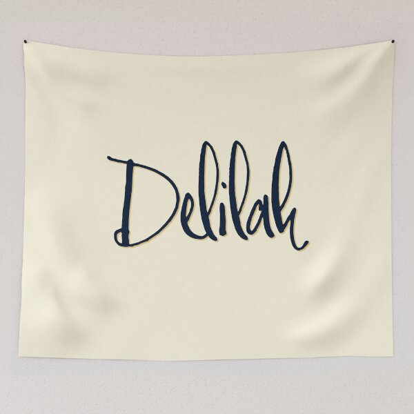 Item preview, DELILAH personalized type design designed and sold by CharlottePlaceArt.