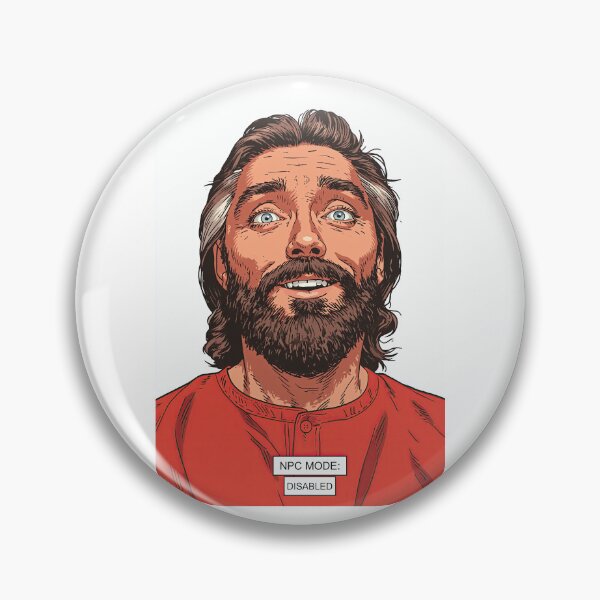 Item preview, NPC Mode Disabled Jesus Looking Up Art designed and sold by Piotrek0001.