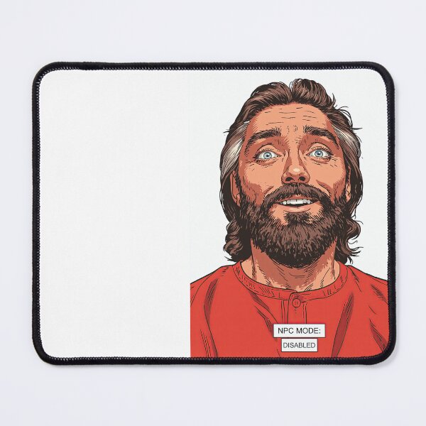 Item preview, NPC Mode Disabled Jesus Looking Up Art designed and sold by Piotrek0001.
