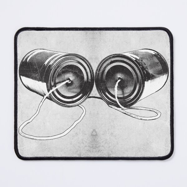 Item preview, Tin Can Telephone Dark Nostalgia Americana Art designed and sold by Ghoul Enterprises.