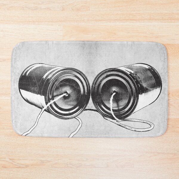 Item preview, Tin Can Telephone Dark Nostalgia Americana Art designed and sold by Ghoul Enterprises.