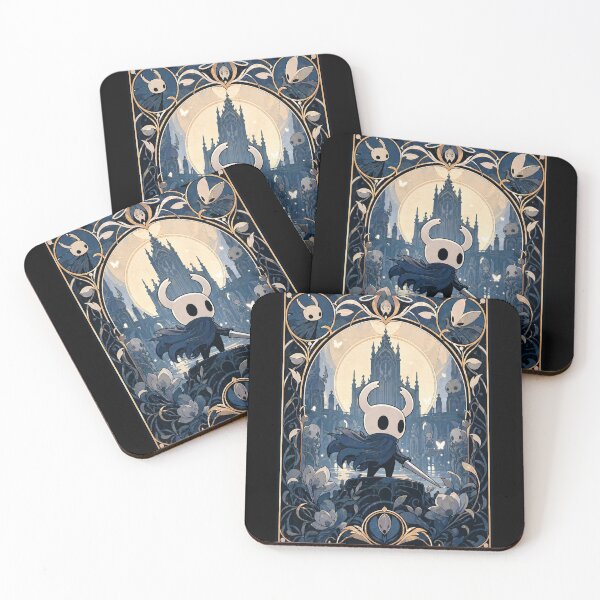 Item preview, Hollow knight Glass Door Style Vintage art nouveau designed and sold by · GAMING SOUL ·.
