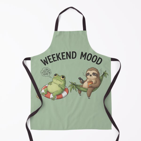 Item preview, Weekend Mood Frog & Sloth Shirt – Overthinking Frog and Burnt Out Sloth Meme designed and sold by ZyxDes.