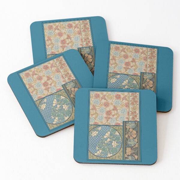 Item preview, Vintage Flowers Art Nouveau designed and sold by SilenMerchArt.