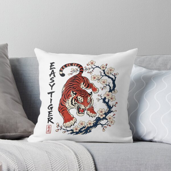 Item preview, Easy Tiger Japanese Block designed and sold by Jacksonsmerch.