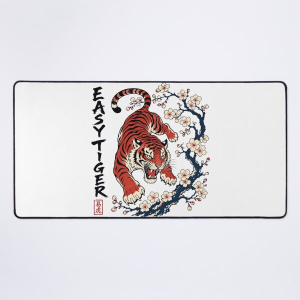Item preview, Easy Tiger Japanese Block designed and sold by Jacksonsmerch.