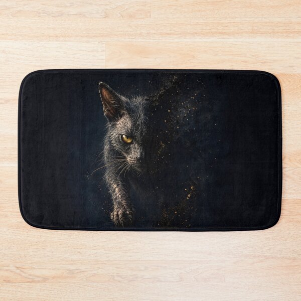 Item preview, Emergence Void Portrait – Lykoi Cat Noxfer Dark Shadow Dissolve Design designed and sold by ArtivaNest.