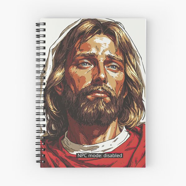 Item preview, NPC Mode Disabled Jesus Staring Down Meme designed and sold by Piotrek0001.