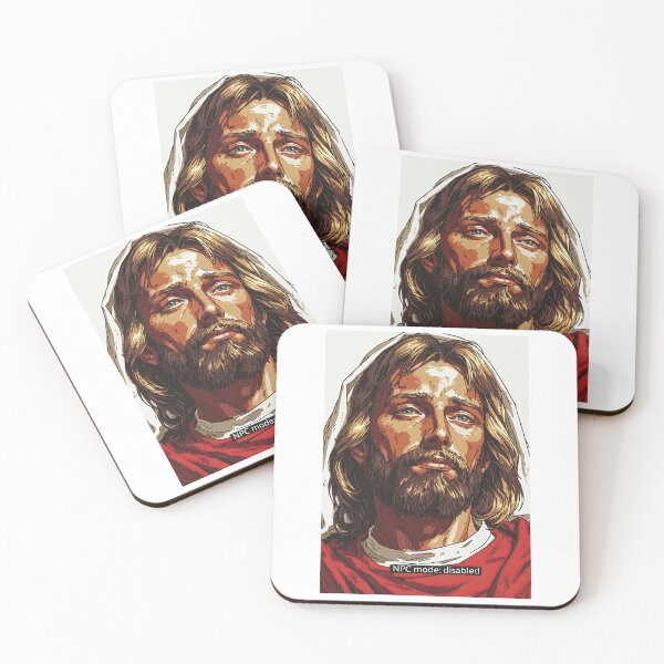 Item preview, NPC Mode Disabled Jesus Staring Down Meme designed and sold by Piotrek0001.