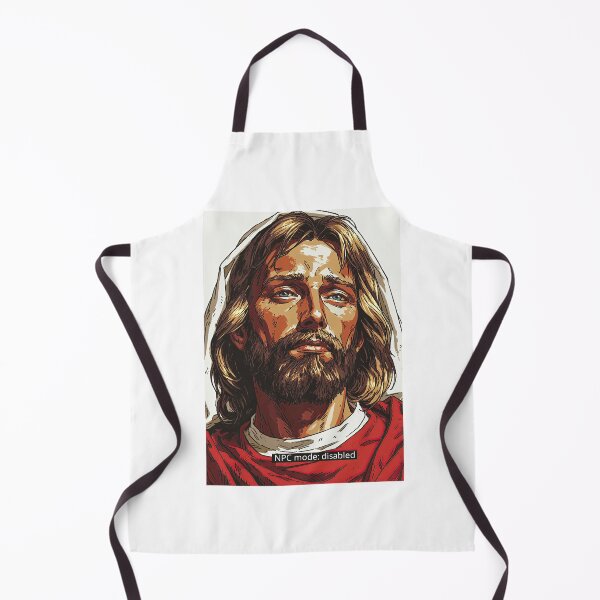 Item preview, NPC Mode Disabled Jesus Staring Down Meme designed and sold by Piotrek0001.
