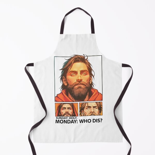 Item preview, Sunday Holy Monday Who Dis Two Panels Meme designed and sold by Piotrek0001.