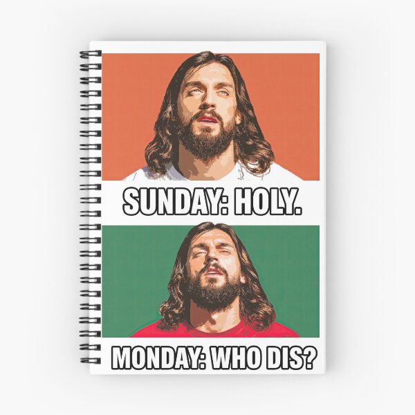 Item preview, Sunday Holy Monday Who Dis Red Green Panels designed and sold by Piotrek0001.