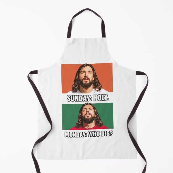 Item preview, Sunday Holy Monday Who Dis Red Green Panels designed and sold by Piotrek0001.