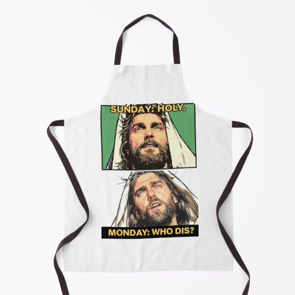 Item preview, Sunday Holy Monday Who Dis Black Top Panel designed and sold by Piotrek0001.