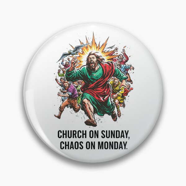 Item preview, Church on Sunday Chaos on Monday Chaotic Background designed and sold by Piotrek0001.