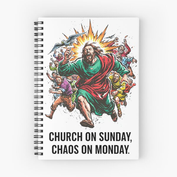 Item preview, Church on Sunday Chaos on Monday Chaotic Background designed and sold by Piotrek0001.