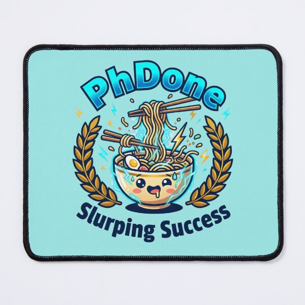 Item preview, PhDone and Hungry Funny PhD Graduation Pun Gift for Ramen Lovers designed and sold by Im-Ara.