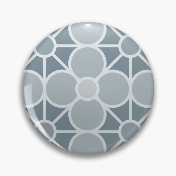 Item preview, Geometric Pattern: Plumeria: Bluestone designed and sold by Red Wolf.