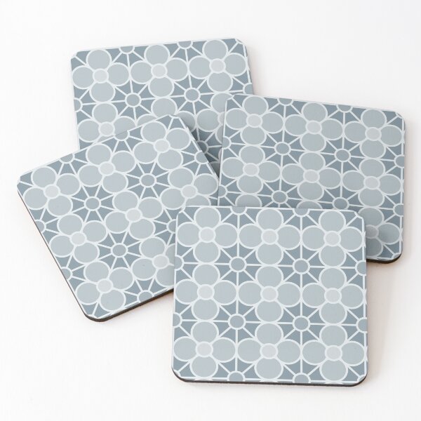 Item preview, Geometric Pattern: Plumeria: Bluestone designed and sold by Red Wolf.