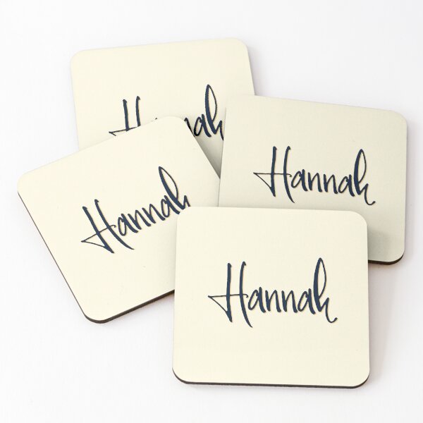 Item preview, HANNAH personalized type design designed and sold by CharlottePlaceArt.
