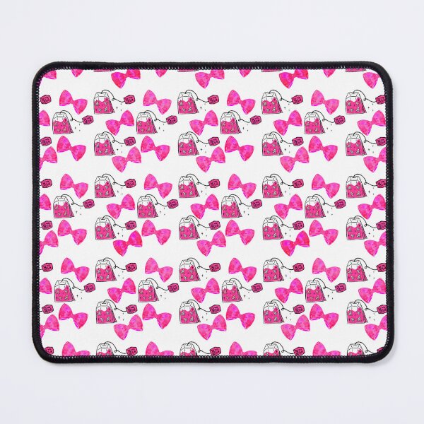 Item preview, Sweet Pink Coquette Bow & Tea Pattern – Cute Girly Aesthetic, “Girl Stuff” Graphic Design, Y2K Soft Girl Style designed and sold by VirtuallyCreativ .