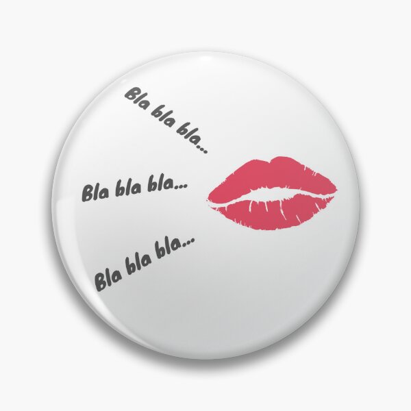 Item preview, Funny Lips Bla Bla Quote – Sassy Talk Graphic Design designed and sold by NeO² Studio.