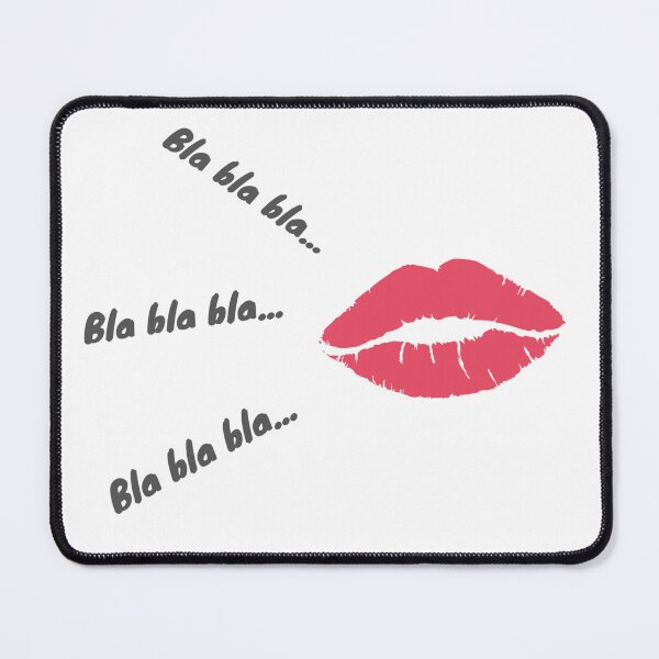 Item preview, Funny Lips Bla Bla Quote – Sassy Talk Graphic Design designed and sold by NeO² Studio.