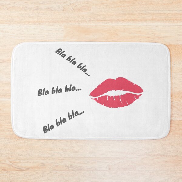 Item preview, Funny Lips Bla Bla Quote – Sassy Talk Graphic Design designed and sold by NeO² Studio.