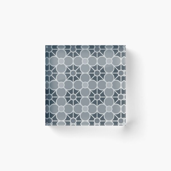 Item preview, Geometric Pattern: Plumeria: Pebble designed and sold by Red Wolf.