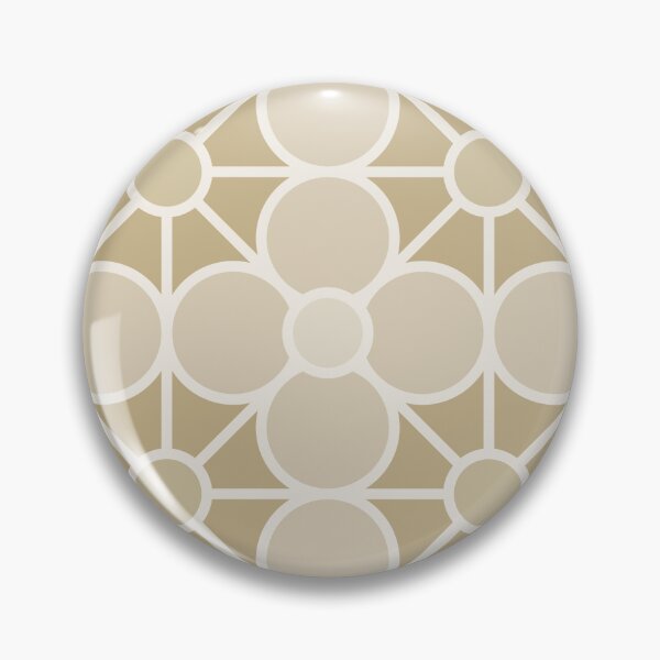 Item preview, Geometric Pattern: Plumeria: Sandstone designed and sold by Red Wolf.
