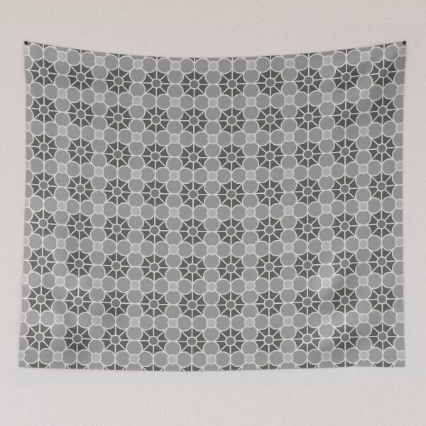 Item preview, Geometric Pattern: Plumeria: Slate designed and sold by Red Wolf.
