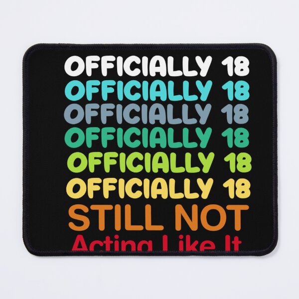 Item preview, Funny 18th Birthday Shirt Officially 18 Tee – Teen Humor Gift Outfit designed and sold by Abibless1998.