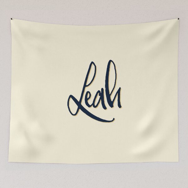 Item preview, LEAH personalized type design designed and sold by CharlottePlaceArt.