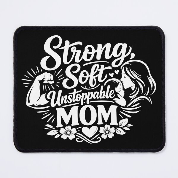Item preview, Strong Soft Unstoppable Mom – Empowering Motherhood Quote | Mom Life Gift Design designed and sold by Teetreasure2.