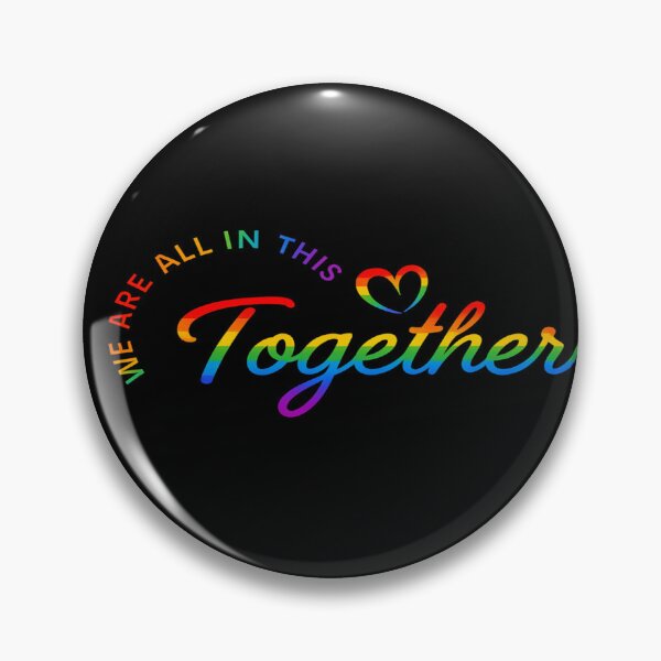 Item preview, We Are All In This Together Rainbow Shirt | Pride Unity Tee designed and sold by DesignerThreads.
