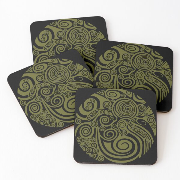 Item preview, Organic Interlocking Spiral Circular Vector Art designed and sold by Peter Veselinović.
