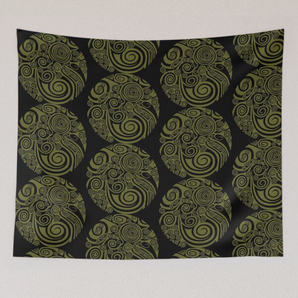 Item preview, Organic Interlocking Spiral Circular Vector Art designed and sold by Peter Veselinović.