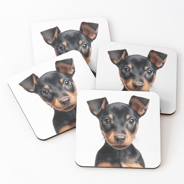 Item preview, Adorable Miniature Pinscher Pup for Cute Min Pin puppy lovers designed and sold by LazyOwlStore.