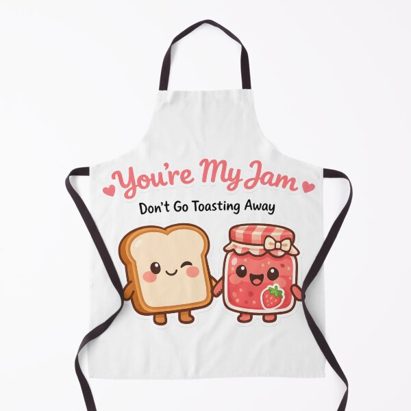 Item preview, You’re My Jam Cute Toast Couple designed and sold by NatalieJeans.