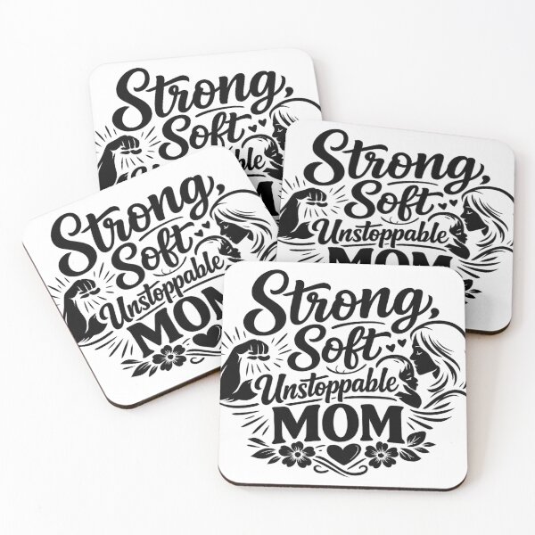 Item preview, Strong Soft Unstoppable Mom – Empowering Motherhood Quote | Mom Life Gift Design designed and sold by Teetreasure2.