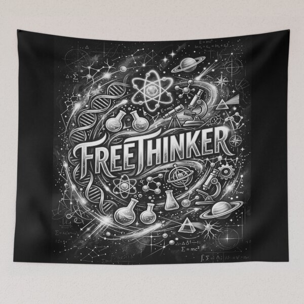 Item preview, FREETHINKER B/W designed and sold by 500 TON.