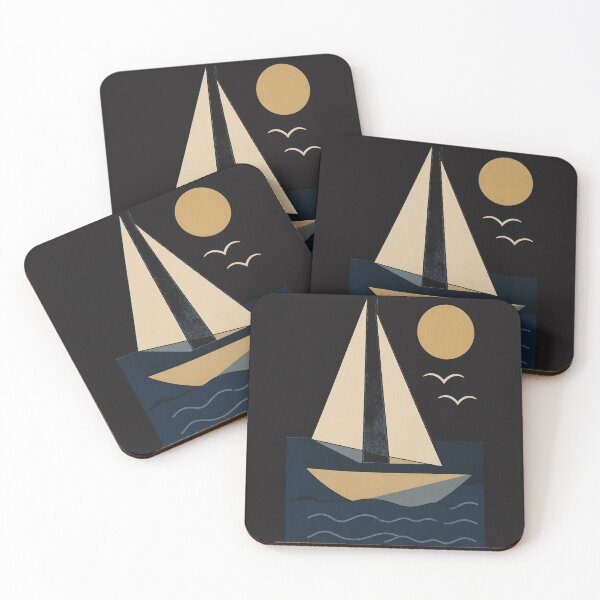 Item preview, Sail Away Minimal – Modern Nautical Geometric Art designed and sold by MWSailingClub.