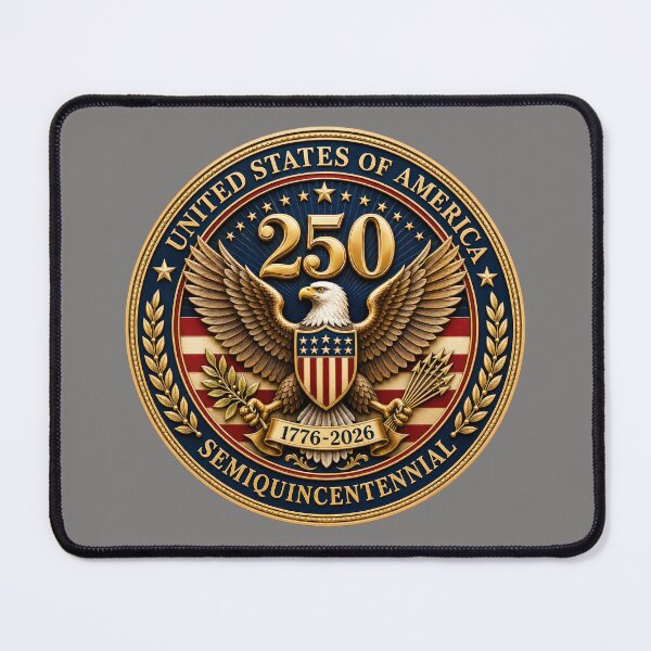 Item preview, Patriotic America 250th Anniversary Crest 1776 to 2026 Semiquincentennial Eagle Seal designed and sold by Cozy-Old-Pub.