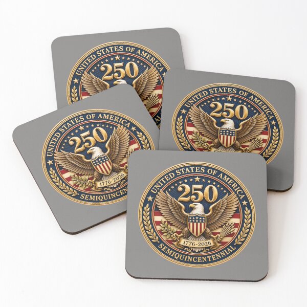 Item preview, Patriotic America 250th Anniversary Crest 1776 to 2026 Semiquincentennial Eagle Seal designed and sold by Cozy-Old-Pub.