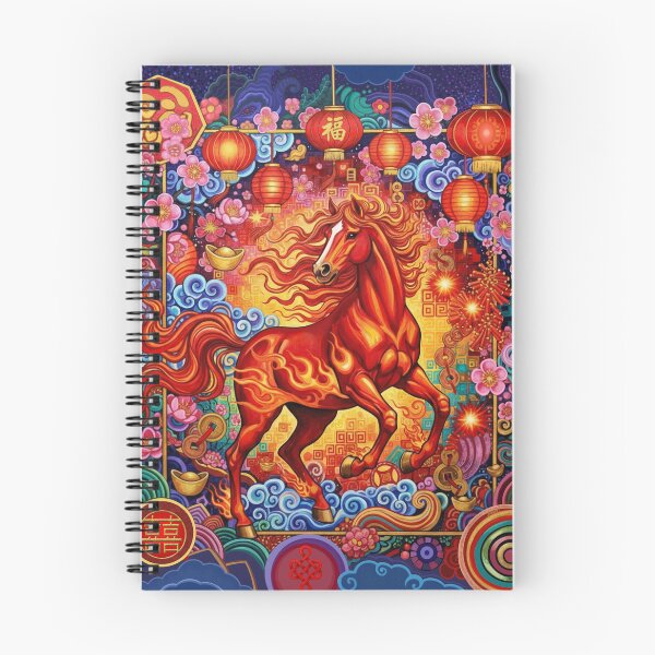 Item preview, Fire Horse Feng Shui Art designed and sold by shantilovesart.