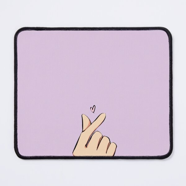 Item preview, Finger Heart Cute Aesthetic Design | Tiny Love Big Meaning Quote | Minimal Korean Style Art designed and sold by NA-art725.