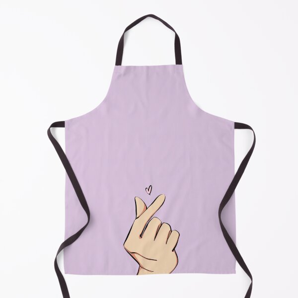 Item preview, Finger Heart Cute Aesthetic Design | Tiny Love Big Meaning Quote | Minimal Korean Style Art designed and sold by NA-art725.
